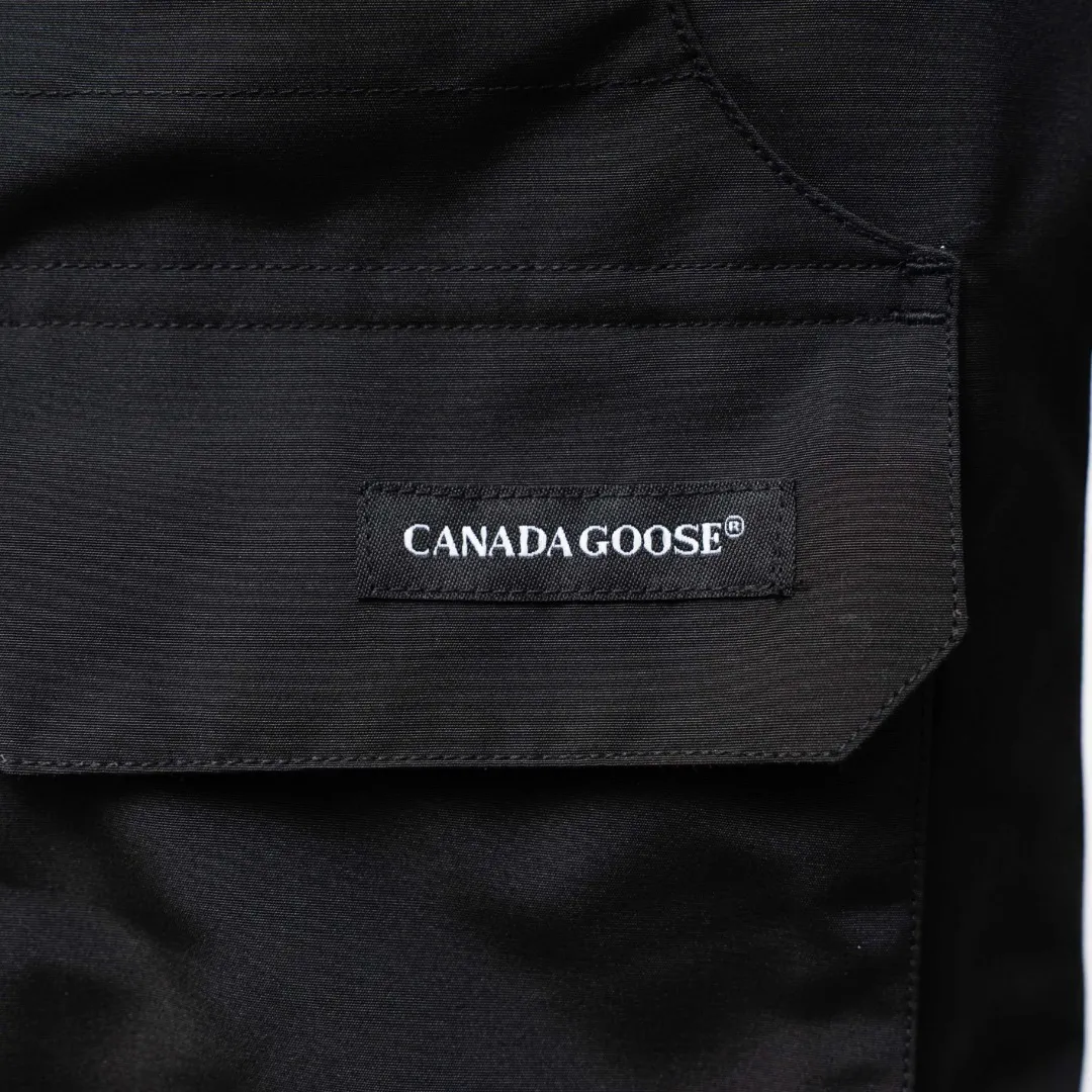 P660 CANADA GOOSE丨Canada Goose C08 children's clothing, children's hooded down jacket Color: Black Size: 110-160